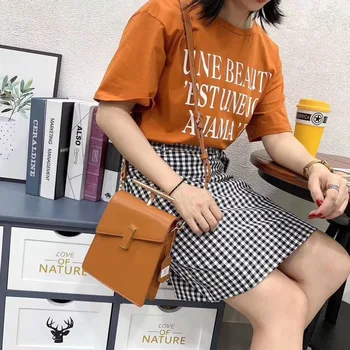 

2020 new women's bag fashion simple hand-held shoulder messenger ladies bag