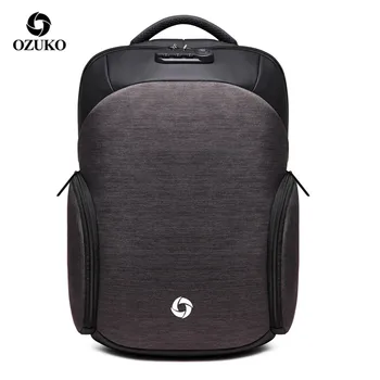 

OZUKO Backpack For Men Waterproof Male Mochila USB Charge 15.6 Laptop Backpack Casual schoolbag Anti-thief Backpacks Travel Bags