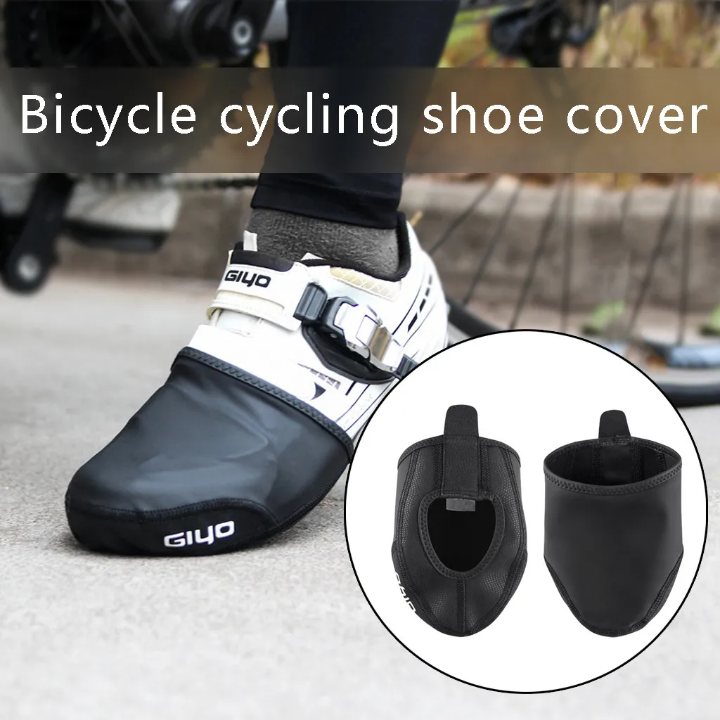 1 Pair Outdoor Cycling Shoes Covers Road Winter Warm Windproof Half Palm Toe Bicycle Protector Waterproof Bike Cover |