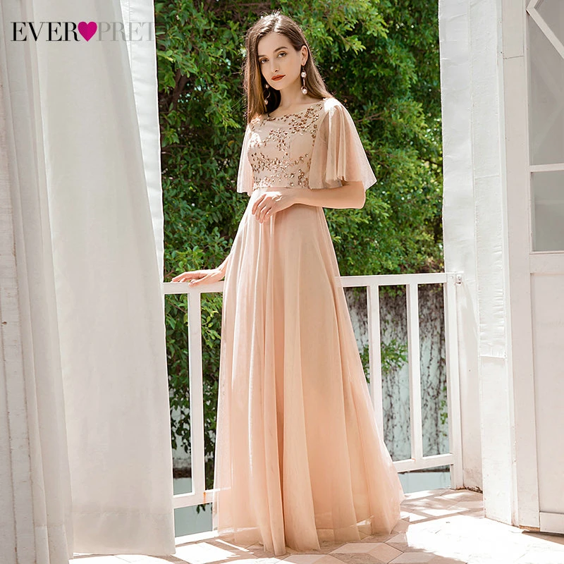 Платье подружки невесты Ever Pretty элегантное Пышное ТРАПЕЦИЕВИДНОЕ свадебное