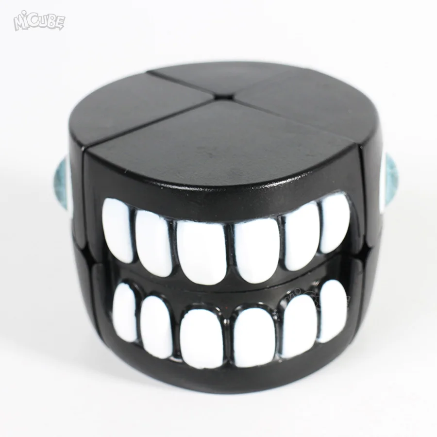 Carni Red Ghost Head Devil Cube головоломка зеленый черный магический куб 2x2 3x3 особой формы головоломка твист Развивающие игрушки для детей
