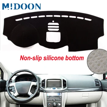

MIDOON Top Quality Double layer Dash Mat Dashmat Dashboard Cover Sun Shade Dash Board Cover Carpet for Chevrolet captiva