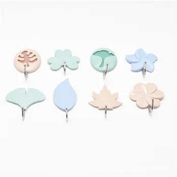 

Creative Modeling Hook Kitchen Bathroom Bathroom Hook Sub-Hole-Punched Rack Adhesive Hook Storage Wall Hanging