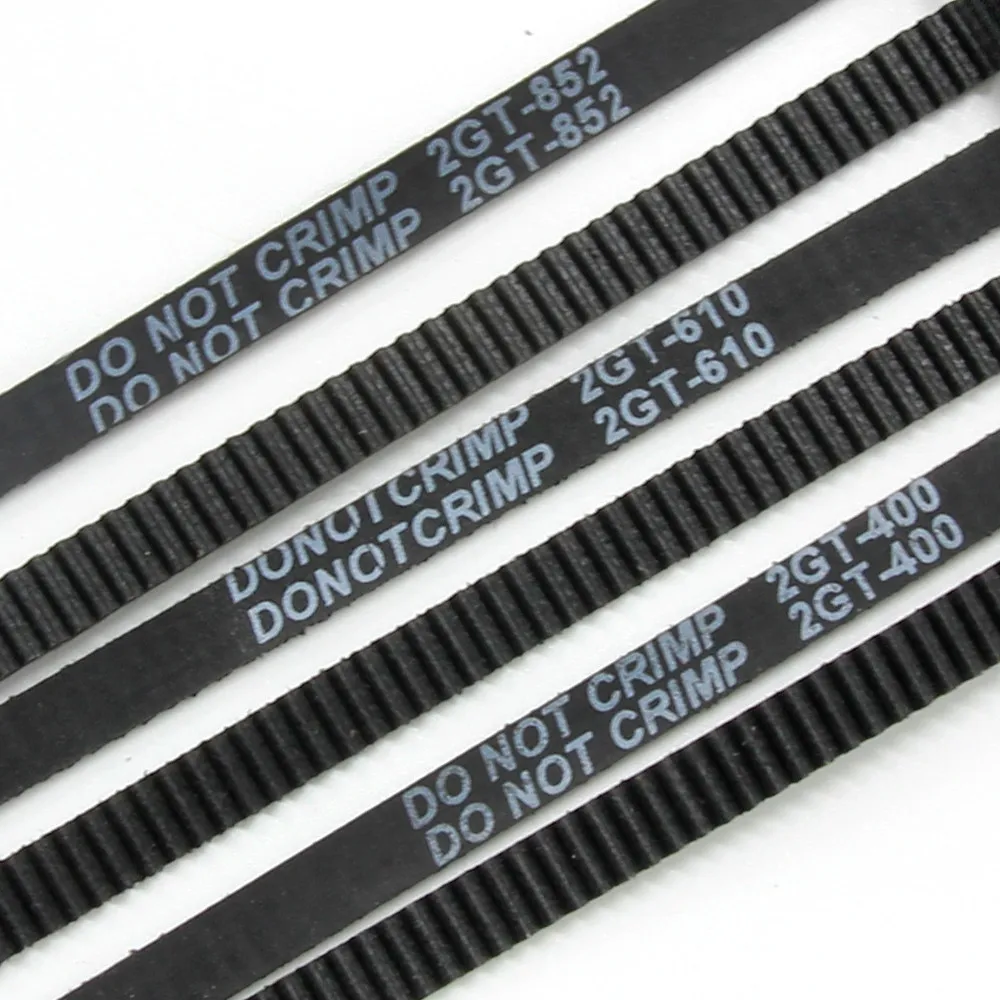 8pcs 2GT GT2 110 112 122 158 200 280 300 400 Closed Loop Rubber Belt Part 2GT 6mm Belts for 3D Printers Parts