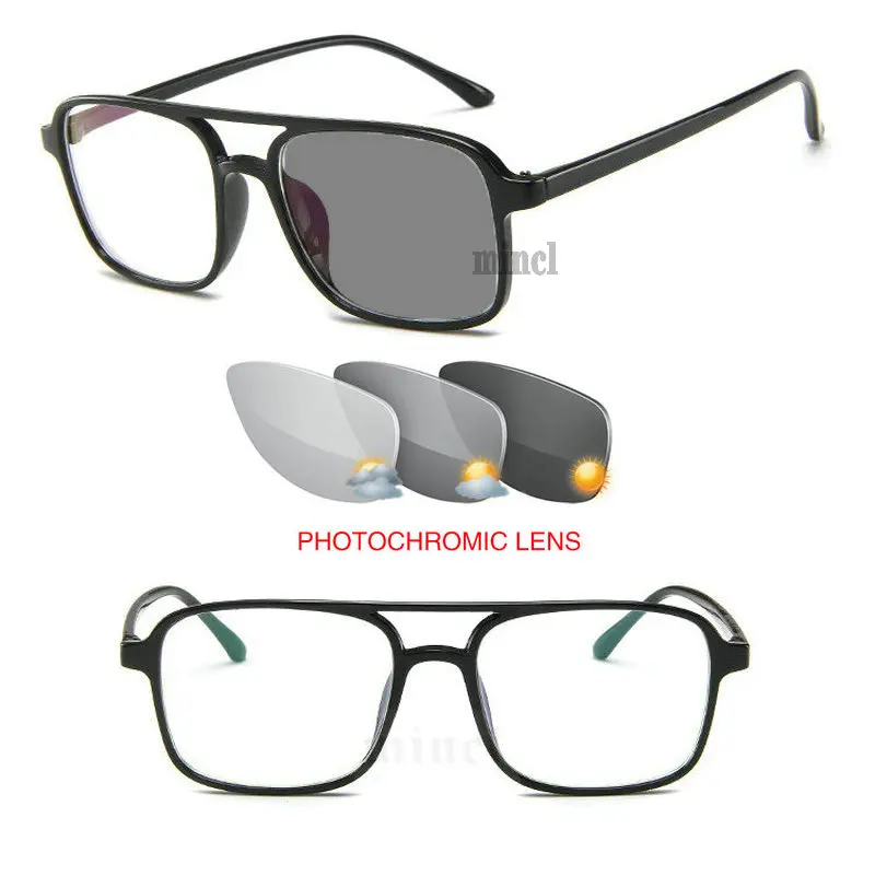 MINCL/ новые Фотохроматические прогрессивные Multifocus очки для чтения для мужчин регулируемое видение с коробкой FML