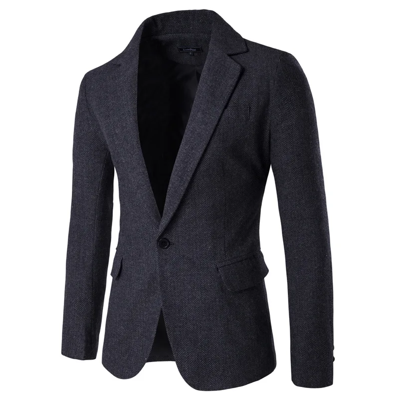 OLOME, модный мужской брендовый Блейзер, британский стиль, повседневный приталенный пиджак, мужские блейзеры, мужское пальто, куртка для мужчин, Осень-зима