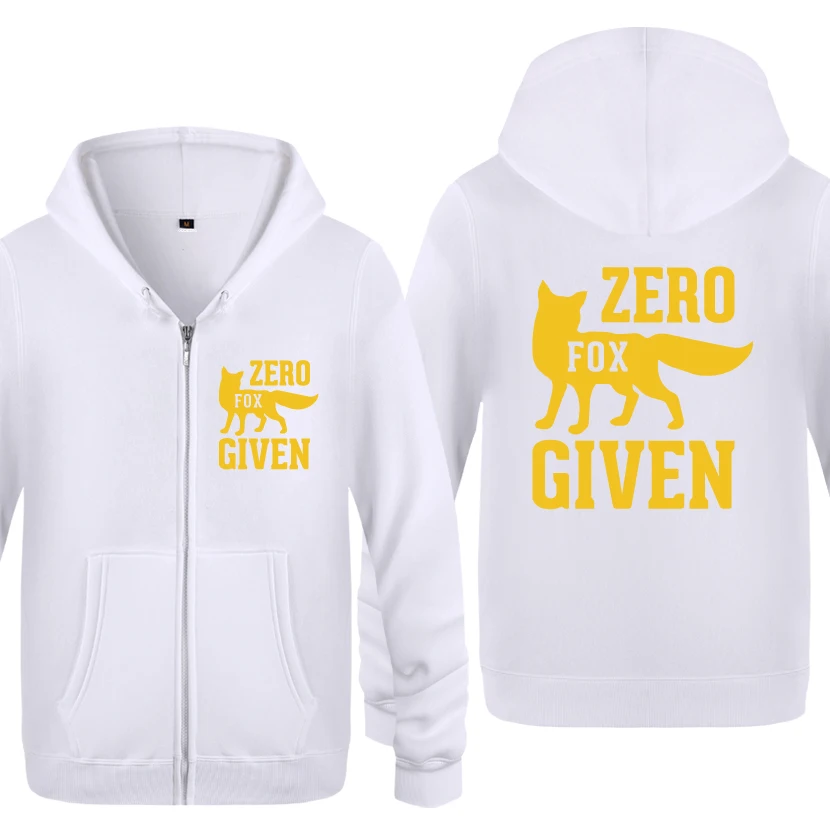 BAY HUAT Zero Fox, новинка, забавные толстовки для мужчин, мужские флисовые толстовки на молнии с капюшоном, кардиганы - Цвет: BAY HUAT