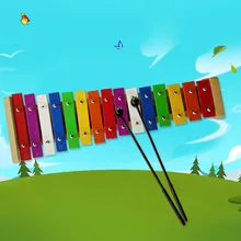 Музыка просветить игрушка ударный инструмент Инь(железная Гуаньинь) алюминиевое пианино игрушечное пианино детский музыкальный инструмент