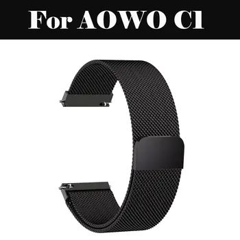 

Milanese Loop Bracelet Stainless Steel band 22mm 20mm 18mm Bracelet strap For AOWO C1