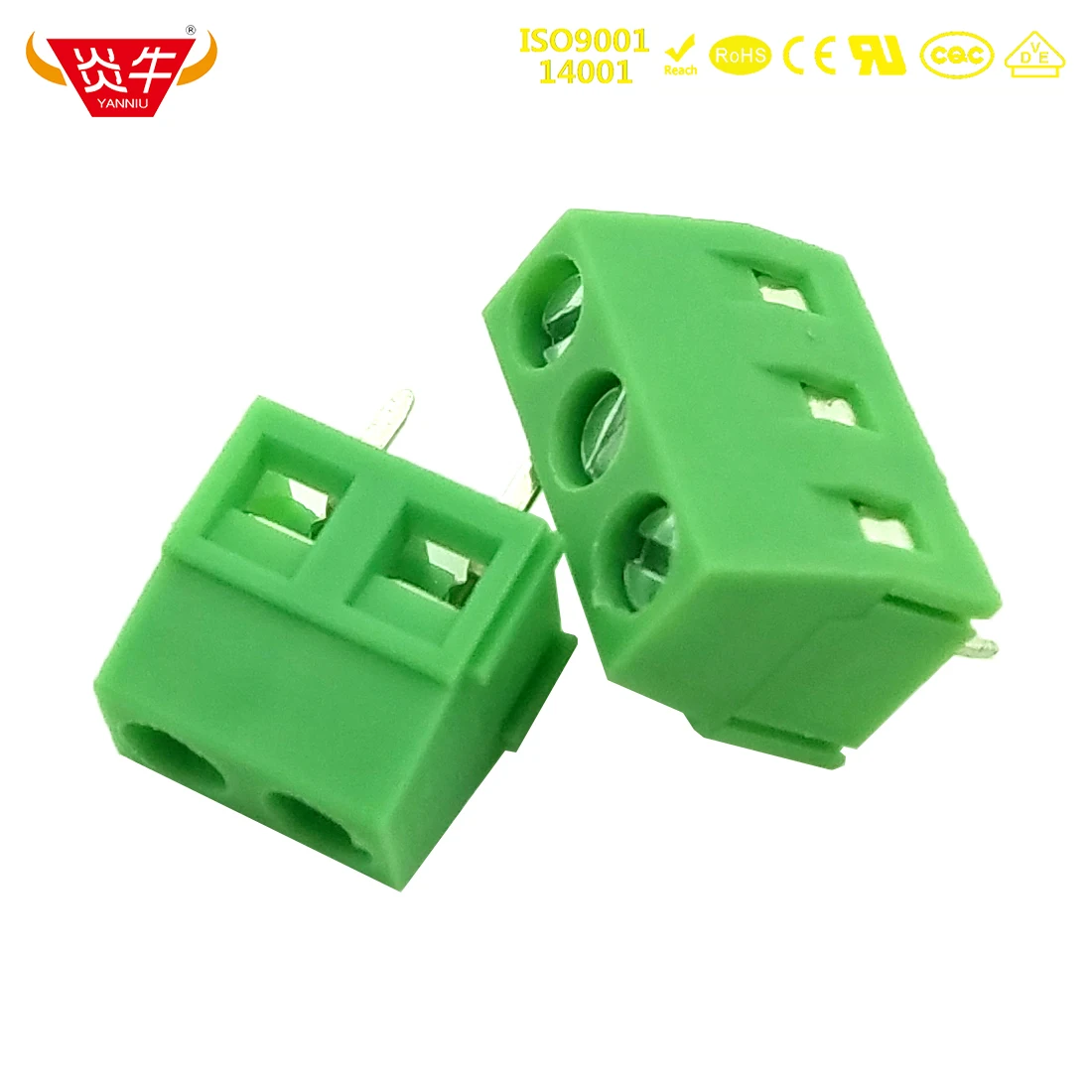 KF127 5 0 2P 3P PCB универсальные Винтовые клеммные блоки DG127 мм 2PIN 3PIN MKDSN 1 5/2 1729018 PHOENIX CONTACT