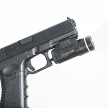 Laserspeed тактический, компактный фонарь для оружия светодиодный 450 люмен для охотничий пистолет Glock 1 8 HK USP SIG CZ