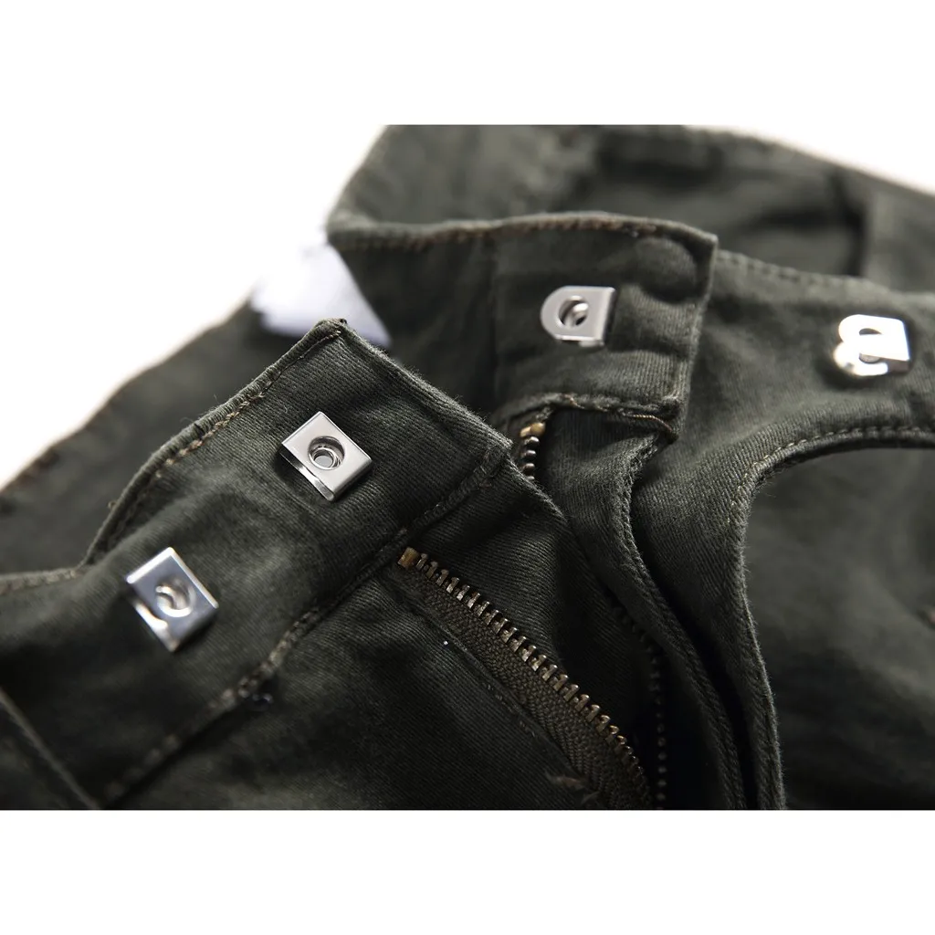 Мужские Стрейчевые плиссированные повседневные обтягивающие спортивные штаны джинсовые брюки-карандаш Прямая поставка зима модная повседневная Рабочая одежда