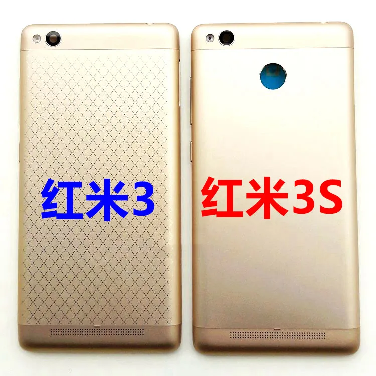For Xiaomi Redmi 3 3s Rear Back Battery Cover Housing + Volume Power Key Repair Parts+tool | Мобильные телефоны и