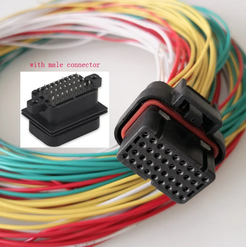 1 pcs wire harness Motec/Haltech ECU 34 PIN Female Connector DTA S60
