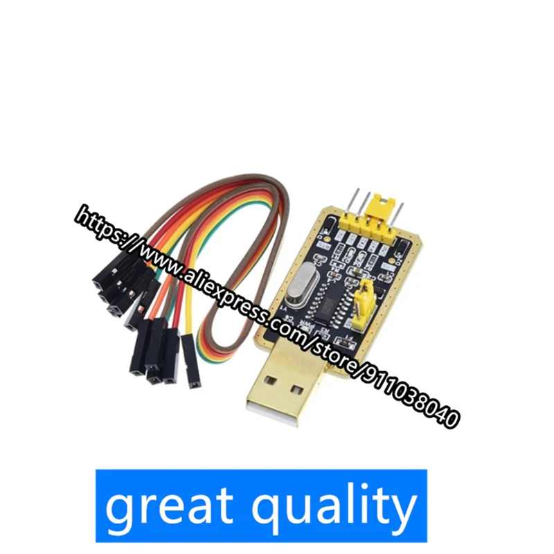 Tyrant gold CH340G RS232 liters USB to TTL module serial port in the nine upgrade small board brush machine line | Электронные