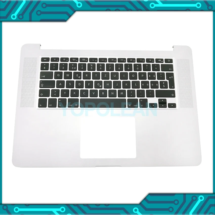 Оригинальный Топ чехол швейцарская клавиатура подсветка для MacBook Pro Retina 15 &quotA1398