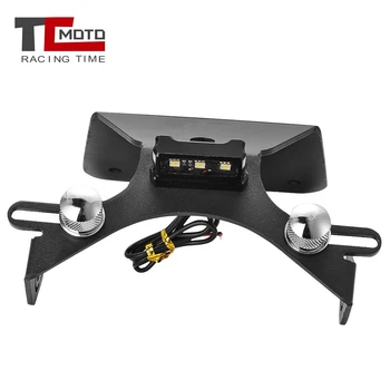 

Motorcycle Rear License Plate Tail Frame Holder Bracket with LED Light For Yamaha Yzf R3 R25 MT03 MT 03