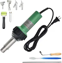 Pistolet de soudage automatique du plastique, 1600W, torche à Air chaud, pour sol en vinyle PVC, réservoir d'eau PP, PE géomembrane 110V 220V