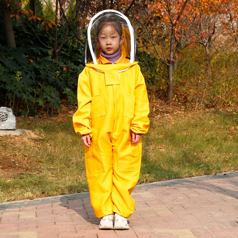 Cotton Fabric Kids Beekeeping Suit Children Beekeeping Suit Comfortable Breathable Fabric Protective Clothings