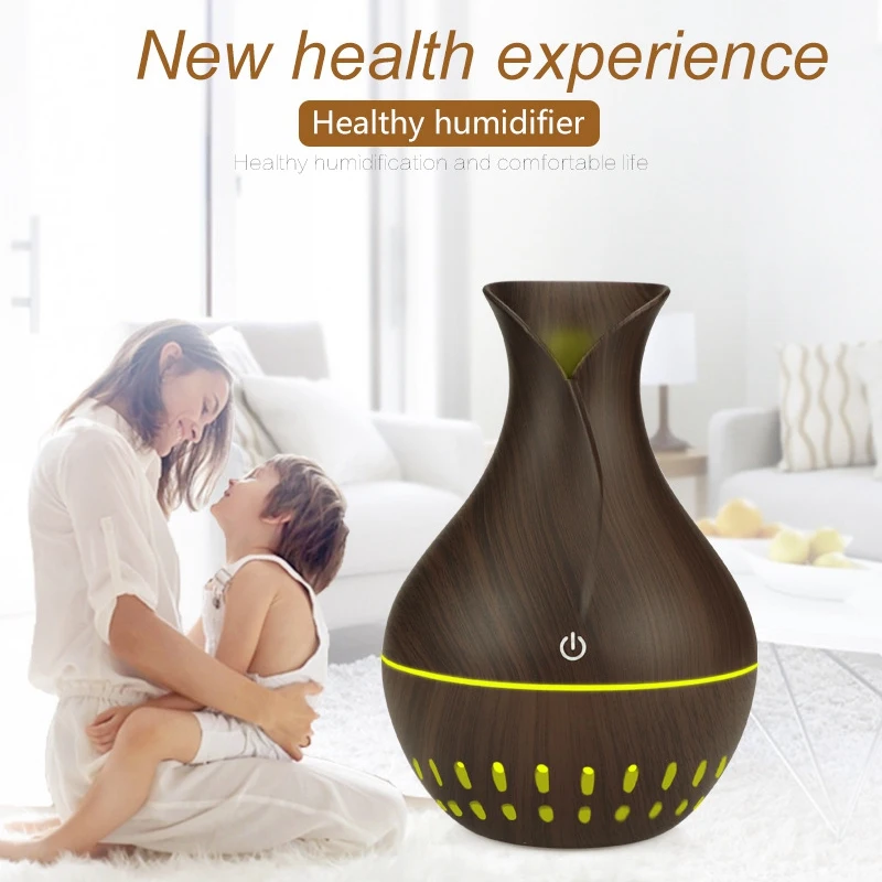 

Usb Mini 130Ml Air Humidifier Electric Aroma Diffuser Aromatherapy Essential Oil Cool Mist Maker 7 Color Light