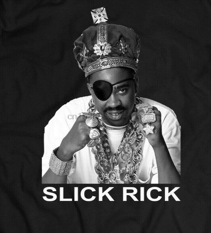 Мужская рубашка OLD SKOOL RAPPER SLICK RICK OLDSKOOL ART | Женская одежда