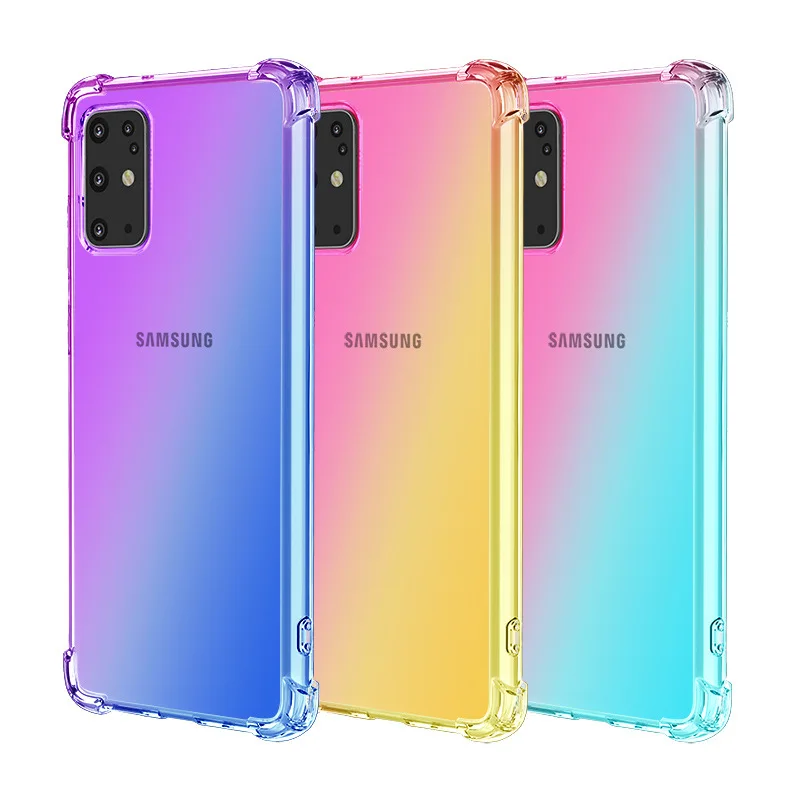 10 шт. силиконовый чехол для Samsung Galaxy s20 ultra s10 plus A51 A71|Бамперы| |