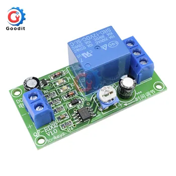 

DC 12V NE555 Time Delay Relay Module 0-60s Adjustable Timer Switch Relay 1 Channel Delay Relay Shield Board