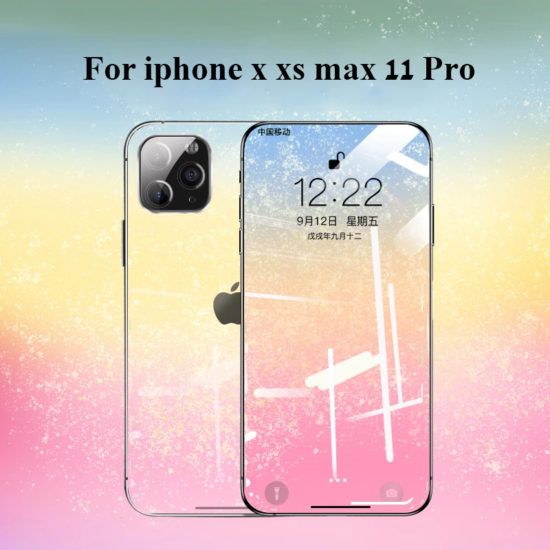 9H защитное закаленное стекло для iphone 11 Pro XS Max X XR стекло для iphone x xr HD Защитное стекло для переднего экрана на iphone 11 Xs Max