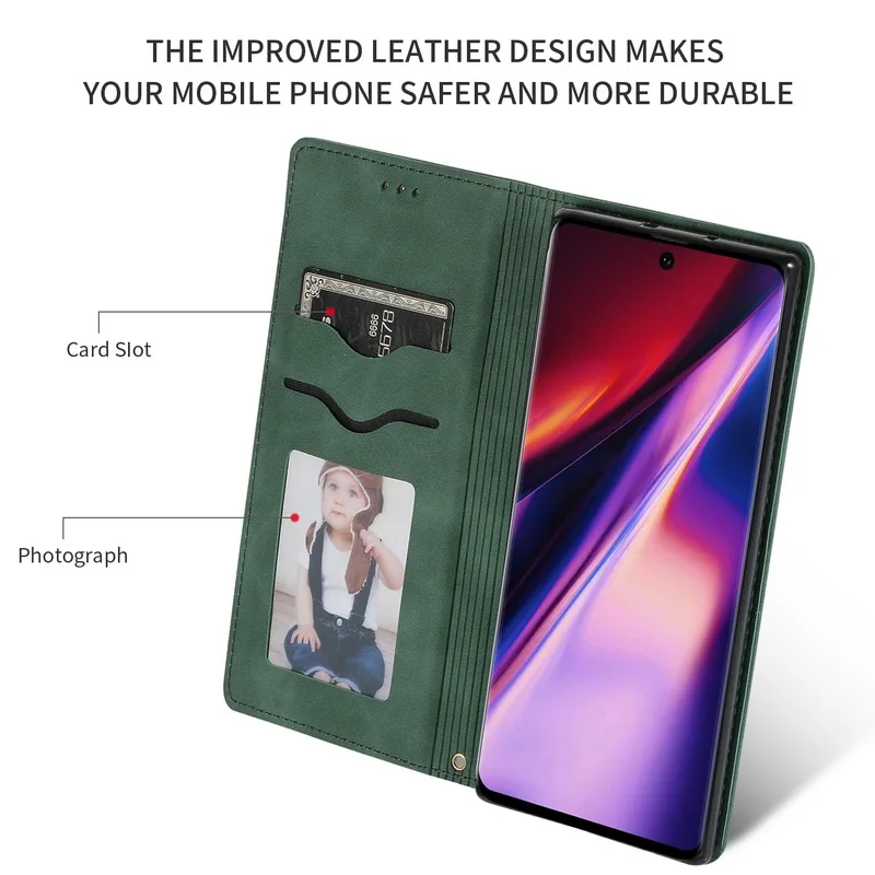 Кожаный чехол для samsung Galaxy A50 A70 A30 A60 A7 A9 A6 A8 плюс J4 J6 плюс M40 M30 M20 M10 Магнитный откидной Чехол-кошелек с подставкой