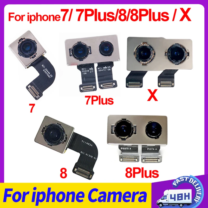 Оригинальный модуль задней камеры для iPhone 7 7Plus 8 8Plus X | Мобильные телефоны и