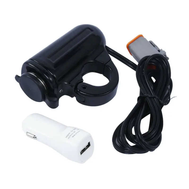 Вспомогательный USB порт питания на руль 1 дюйм для Harley XG500 XG750 S Port ster XL Dyna Softail Slim Deluxe