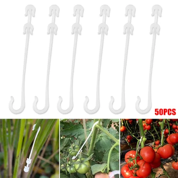 

50 Pcs Agricultural Ear Hook Farming Tomatoes Greenhouse Clamp Fruit Vegetable Fix @LS