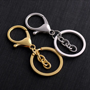 

Popular minimalist keychain metal rotating lobster clasp hook keychain key ring belt jewelry unisex 2019 new Accessories