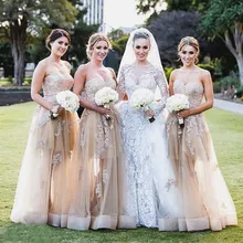 Платья подружки невесты свадебное платье для гостей Длинные вечерние платья