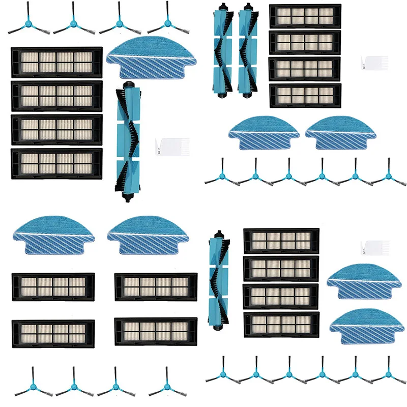 Щетки фильтр Швабра Ткань комплект для Cecotec Conga 3090 пылесос аксессуары