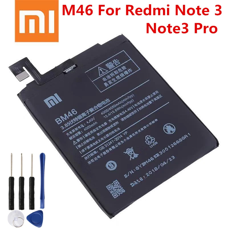 Original Replacement BM46 Battery For Xiaomi Redmi Note 3 Pro Hongmi Note3  Redrice Note 3 Genuine Phone Battery 4050mAh|Mobile Phone Batteries| -  AliExpress