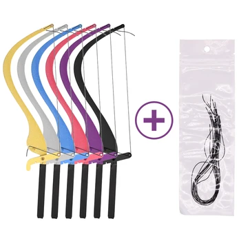 

Microblading brow line Mark ruler with 10pcs Thread Lines Brow Design Semi-Permanent Positioning measuring Tattoo Eyebrow Ruler