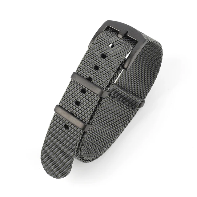 Nylon Nato Strap 20mm 22mm Stripe Watchband Replacement Watch Band Military Wristband Accessories For Tudor Nato Watch Strap grey 2