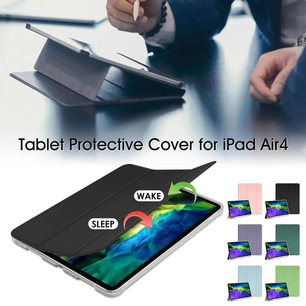 

2020 Stand Case for iPad Air 4 Case 10.9'' Magnetic Folding Smart Cover Funda for iPad Air4 Air 2020 4th Generation Tablet Cover