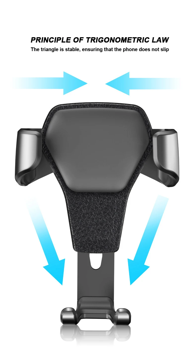 QIIHII Gravity Автомобильный держатель для телефона iphone смартфон Air Vent держатель для телефона Автомобильный держатель для мобильного универсальный телефон Подставка для автомобиля
