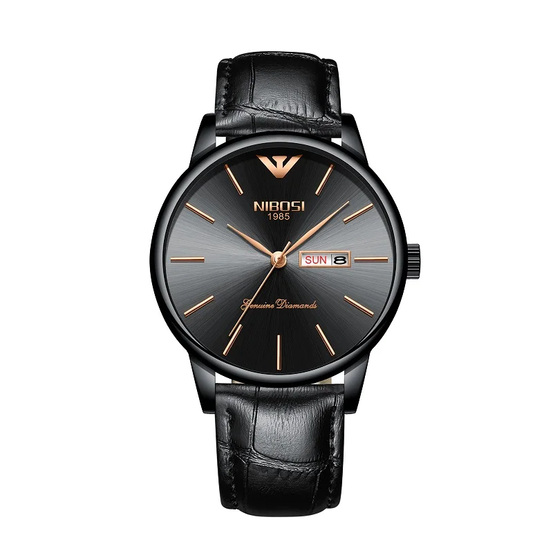 NIBOSI Quartz Clock Sports Men Watch Top Brand Luxury Famous Dress Fashion Watch Male Unisex Ultra Thin Wrist watch Para Hombre 