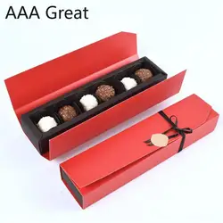 50 шт./лот Бумага Подарочная коробка конфет Свадебная Упаковка для шоколада для вечеринки по случаю Дня рождения рождественские подарочные