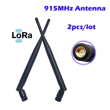 915MHz Antena de 5dbi Omni-Direcional SMA conector 2 pçs/lote 915mhz para o Módulo sem fio zigbee sistema de porta-way nó NIÓBI LORAWAN