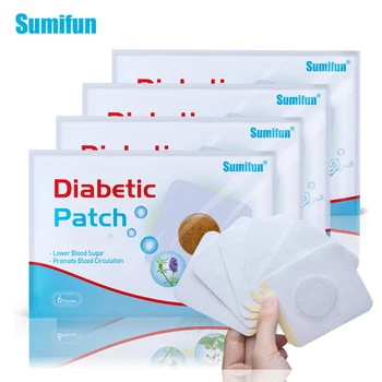 

Sumifun 24pcs Diabetic Patch Chinese Natural Herbal Stabilizes Blood Sugar Balance Glucose Content Diabetes Plaster D1790