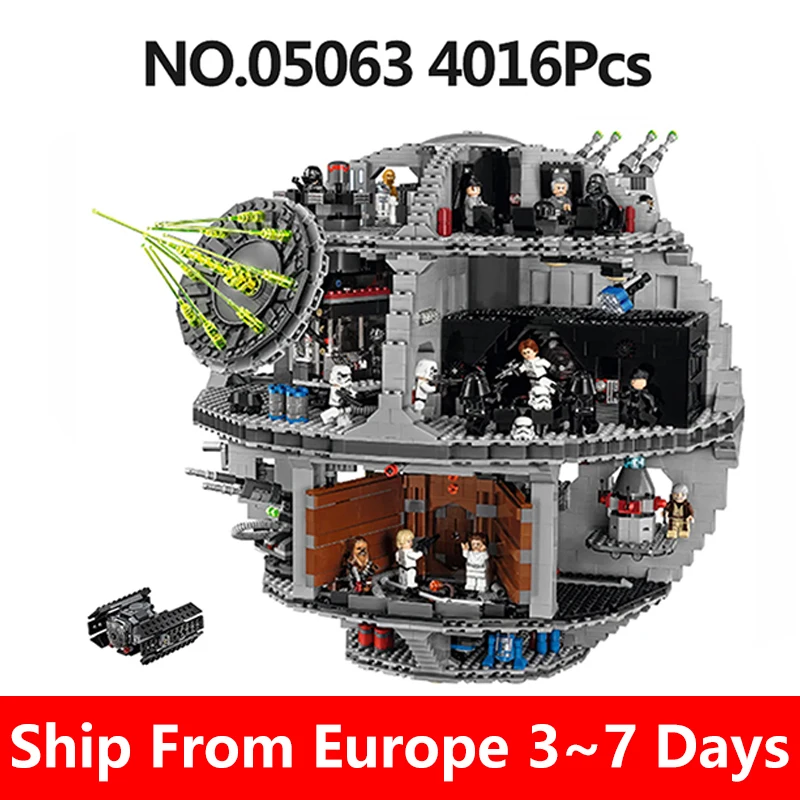 Набор строительных блоков № 05063 4016 шт. звездная война Звезда смерти детские