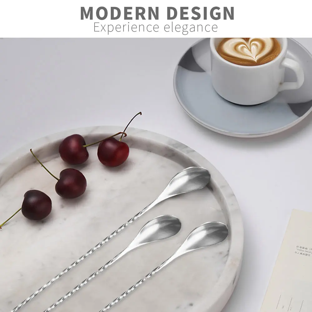 Суп из нержавеющей стали кофе длинный привлекательный спиральный дизайн