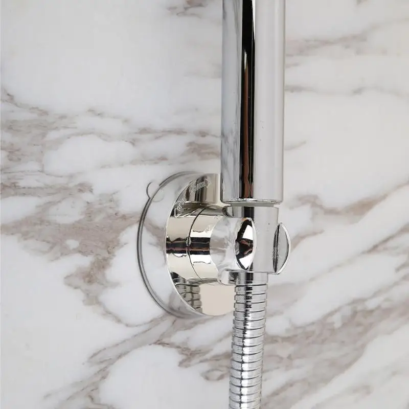 

Suction Cup Shower Head Holder Base Bathroom Adjustable Wall Mounted Shower Strong Sucker Pedestal Storage Accessories