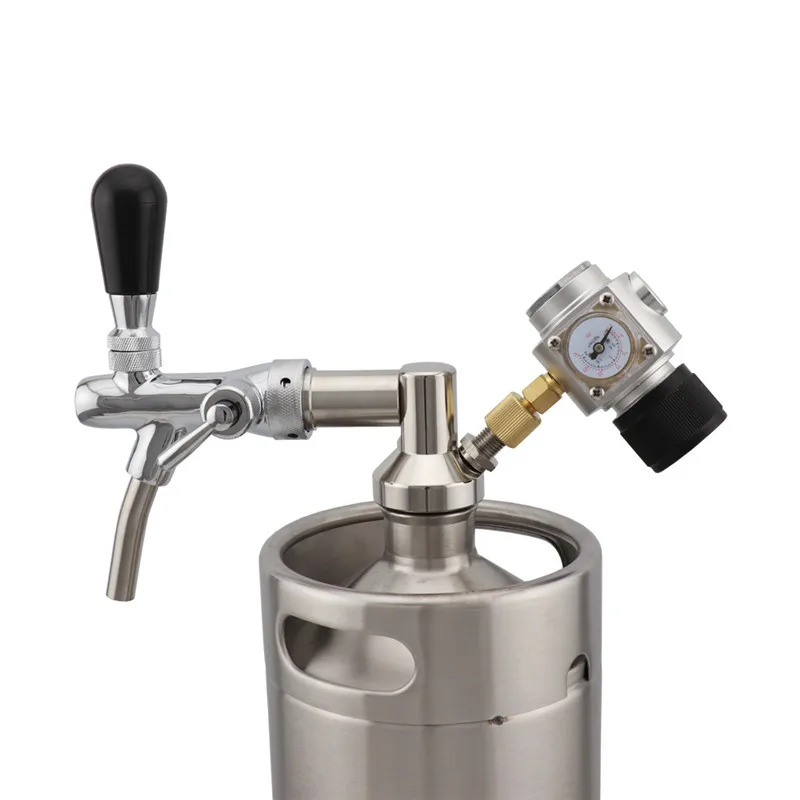Мини диспенсер для пива Homebrew пивоварни кран Co2 газовый регулятор комплект