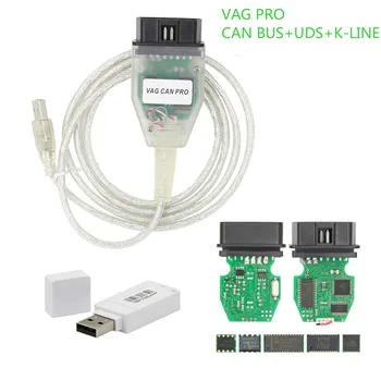 

New VAG CAN PRO VCP V5.5.1 CAN BUS+UDS+K-line OBD OBD2 Auto Scanner Cable Car Diagnostic Tool for VAG K Line for VW for Audi