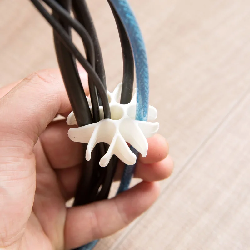 8 шт.! USB провод Органайзер настольные зажимы для рабочего стола офиса спальни